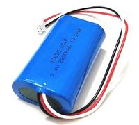 CSTAL Batterie Au Lithium Rechargeable 7.4V 2600Mah 2S1P, Batterie De Secours Haute Performance, avec Connecteur + Protection PCB Et NTC