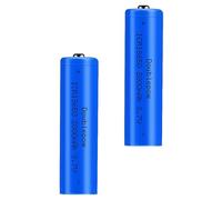 CSTAL Batterie Li-ION Rechargeable 3,7 V 2000 Mah, Batterie De Secours Haute Performance, pour Lampes Frontales, Lampes De Poche À Lumière Forte, 2 Pièces