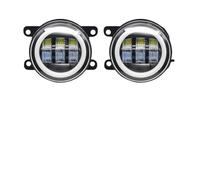 Cstearqp Avant Phare Antibrouillard Pour Peugeot 208 CA_ CC_A9 2012-2018 W/anneau DRL Blanc Et Clignotants Jaunes Led Ensemble De Phares Antibrouillard Voiture(Type D)