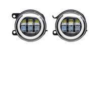 Cstearqp Avant Phare Antibrouillard Pour Peugeot 208 CA_ CC_A9 2012-2018 W/anneau DRL Blanc Et Clignotants Jaunes Led Ensemble De Phares Antibrouillard Voiture(Type B)