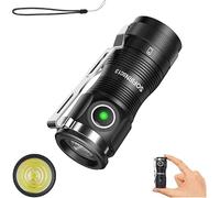 CSTEBOKE Sofirn SC13 Lampe Torche LED Rechargeable, 1300 Lumens, Mini Lampe Torche Puissante avec 5 Modes, USB-C, Étanche IPX8, Clip et Aimant, Petite Lampe Torche pour Maison, Promenade et Urgence