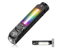 CSTEBOKE Torche LED Sofirn IF24 Pro 1800LM - Rechargeable, Multicolore, EDC pour Travail, Camping et Promenade