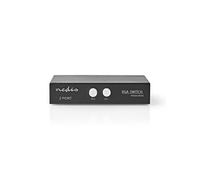 Nedis Commutateur VGA CSWI5902BK – 2 ports – Résolution max. 2560x1600, 500 MHz