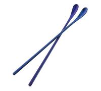 CSXMONEY Lot de 2 cuillères à nourriture pour reptiles en acier inoxydable 304