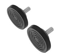 CSXMONEY Lot de 2 pieds de nivellement réglables pour meubles, patins en caoutchouc à vis, pour tapis de course, vélo d'appartement, table de canapé