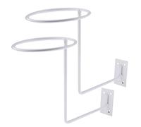 CSXMONEY Lot de 2 supports muraux pour casque de moto, casques de baseball (blanc)