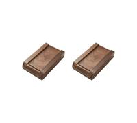 CSXMONEY Lot de 2 tiroirs de rangement sous le bureau, en bois naturel, 21,5 x 13,5 x 18,5 cm