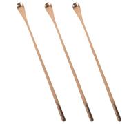 CSXMONEY Lot de 3 cuillères à nourriture pour reptiles en acier inoxydable 304 (comme indiqué)