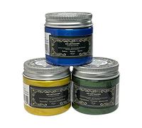 CSY art gallery Ensemble de peinture acrylique métallique - Pigment nacré - Peinture artistique non toxique à haute paillettes pour artistes (Century Méditerranéen)