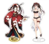 CSYJYMCFX Anime Date a Live Tokisaki Kurumi Figure Acrylique Stand | 15 CM Figure Double Face | Décoration de Bureau Collections Cadeaux (3)