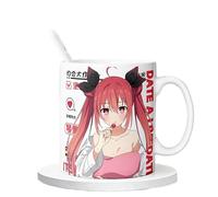 CSYJYMCFX Date a Live Anime Mug Cup, Cadeaux pour Fans d'Anime, pour Boissons Chaudes ou Froides, Céramique 300ml (Kotori Itsuka 1)