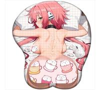 CSYJYMCFX Sora no Otoshimono Heaven's Lost Property Ikaros Anime Tapis de souris antidérapant en silicone avec repose-poignet 3D | Coussin ergonomique en gel pour confort et soulagement de la douleur