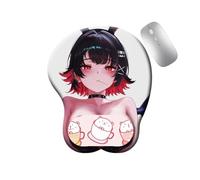 CSYJYMCFX Zenless Zone Zero Vivian Nicole Hoshimi Miyabi Ellen Tapis de souris antidérapant en silicone avec repose-poignet 3D | Coussin ergonomique en gel pour confort et soulagement de la douleur (3