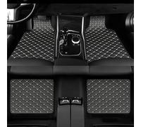 CSYKKL Tapis de Sol Voiture,pour Nissan Juke 2013-2017,Tapis Sol Voiture Tous Temps,Antidérapant Moquettes Avant et Arrière Doublure Protection Accessoires,C/BlackBeige