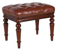 CSYQPDMBDL Banc de Piano, Banquette pour Piano, Chaise de Coiffeuse, Tabouret de Piano, Tabouret de Coiffeuse en Cuir, Tabouret de Coiffeuse en Bois Massif(Brown)