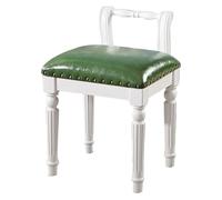 CSYQPDMBDL Banc de Piano, Banquette pour Piano, Chaise de Coiffeuse Tabouret de Piano Tabouret de Coiffeuse en Bois Tabouret de Maquillage de Chambre Tabouret de Dressing(Green)