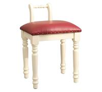 CSYQPDMBDL Banc de Piano, Banquette pour Piano, Chaise de Coiffeuse Tabouret de Piano Tabouret de Coiffeuse en Bois Tabouret de Maquillage de Chambre Tabouret à Langer d'entrée(Red(b))