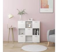 CSYQPDMBDL Bibliothèque, Étagère de Rangement, Étagère de Rangement sur Pied, unité de rayonnage for Salon, Maison, Bureau, Meubles, bibliothèque(White)