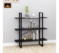 CSYQPDMBDL Bibliothèque, Étagère de Rangement, Étagère de Rangement sur Pied, unité de rayonnage for Salon, Maison, Bureau, Meubles, bibliothèque(Black)
