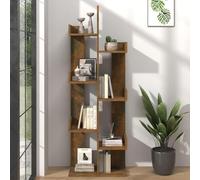 CSYQPDMBDL Bibliothèque, Étagère de Rangement, Étagère de Rangement sur Pied, unité de rayonnage for Salon, Maison, Bureau, Meubles, bibliothèque(Smoked Oak)