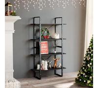 CSYQPDMBDL Bibliothèque, Étagère de Rangement, Étagère de Rangement sur Pied, unité de rayonnage for Salon, Maison, Bureau, Meubles, bibliothèque(Grey)