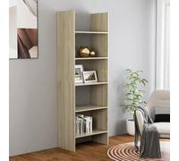 CSYQPDMBDL Bibliothèque, Étagère de Rangement, Étagère de Rangement sur Pied, unité de rayonnage for Salon, Maison, Bureau, Meubles, bibliothèque(Sonoma Oak)