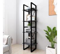 CSYQPDMBDL Bibliothèque, Étagère de Rangement, Étagère de Rangement sur Pied, unité de rayonnage for Salon, Maison, Bureau, Meubles, bibliothèque(Grey)