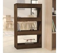 CSYQPDMBDL Bibliothèque, Étagère de Rangement, Étagère de Rangement sur Pied, unité de rayonnage for Salon, Maison, Bureau, Meubles, bibliothèque(Brown Oak)