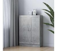 CSYQPDMBDL Bibliothèque, Étagère de Rangement, Étagères sur Pied-Armoire à Livres béton Gris 82,5x30,5x115 cm Bois d'ingénierie