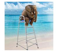 CSYQPDMBDL Chaise de Sauveteur pour Piscine, Chaise de maître-Nageur Haute for Piscine, for Parc Aquatique Commercial, avec siège Confortable(85x100x180cm/33.5x39.4x71inch)