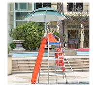 CSYQPDMBDL Chaise de Sauveteur pour Piscine, Chaise de Piscine avec Vue sur la Plage et Le Parc Aquatique, chaises Longues Robustes en Acier Inoxydable 304 for l'extérieur(150CM/59.1IN)