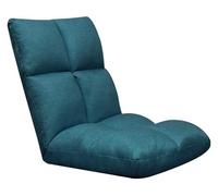 CSYQPDMBDL Chaise de Sol Pliante, Chaise de Sol Pliable, Chaise Pliante Simple à réglage Multi-Niveaux for Chambre à Coucher, Petit canapé-lit for Balcon(Malachite Green)