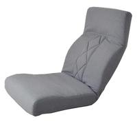 CSYQPDMBDL Chaise de Sol Pliante, Chaise de Sol Pliable, Fauteuil de Balcon avec Dossier, Petit Fauteuil, réglable à 5 Vitesses, Lavable, Moderne et Simple, canapé Paresseux(Grey)