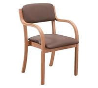 CSYQPDMBDL Chaises de Salle à Manger,Chaise de Salle à Manger Chaise de Salle à Manger avec Pieds en Bois Massif for Salle à Manger, Salon, Chambre à Coucher, Cuisine(Brown)