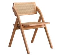 CSYQPDMBDL Chaises de Salle à Manger,Chaise de Salle à Manger Chaise de Salle à Manger Pliante en Bois, Chaise de Cuisine sans accoudoirs avec Dossier et Pieds en Bois for Salon/Chambre(Yellow)