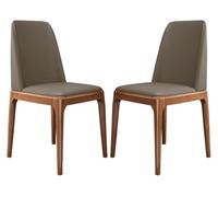 CSYQPDMBDL Chaises de Salle à Manger,Chaise de Salle à Manger Lot de 2 chaises de Salle à Manger et de Cuisine à Dossier Haut et Structure en Bois Massif(C)