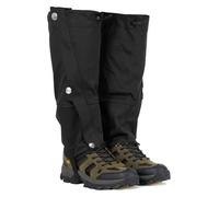 CSYQPDMBDL Guêtres de Randonnée, Guêtre Randonnée, avec Fermeture éclair fermée et Boucle élastique en Haut, for l'escalade et Le Ski par Tous Les Temps(Black,Large)