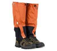 CSYQPDMBDL Guêtres de Randonnée, Guêtre Randonnée, avec Fermeture éclair fermée et Boucle élastique en Haut, for l'escalade et Le Ski par Tous Les Temps(Orange,X-Large)