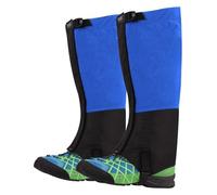 CSYQPDMBDL Guêtres de Randonnée, Guêtre Randonnée, Guêtres Anti-Rayures for Raquettes à Neige, for la Marche, l'alpinisme, la randonnée et Les balades en Raquettes(Blue,Large)