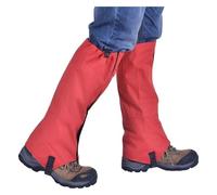 CSYQPDMBDL Guêtres de Randonnée, Guêtre Randonnée, Guêtres de Jambe Portables, adaptées à l'escalade, au Ski et à la Chasse(Red)