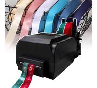 CSYQPDMBDL Machine d'impression de Ruban de Satin, Imprimante à Ruban satiné, imprimante à Ruban numérique avec Support de Ruban, for Emballage, Vitesse 150 mm/s(DoubleRow)
