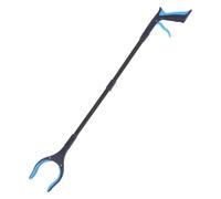 CSYQPDMBDL Pince Ramasse Objet, Outils de Ramassage, Outil de ramassage à mâchoires Larges, Pince de préhension, bâton de ramassage à mâchoires rotatives(Blue)