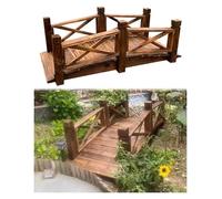 CSYQPDMBDL Pont de Jardin en Bois, Petit Pont en Bois for ruisseau de Jardin, passerelle avec Garde-Corps, Petits ponts décoratifs for Marcher