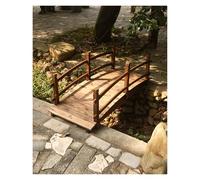 CSYQPDMBDL Pont en Bois avec Balustrade, Aménagement paysager de ponts de Jardin au-Dessus d'un ruisseau, passerelle piétonne for Jardin, décoration de passerelle for piétons