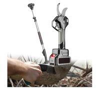 CSYQPDMBDL Sécateur Électrique sans Fil, Sécateur sans Fil, Sécateur sans Fil LCD avec 2 Batteries 21 V 1500 mA, Coupe-Branches d'arbres, diamètre de Coupe de 7,6 cm