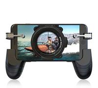CSZH PUBG Mobile Contrôleur Manette Controller 2 en 1 poignée pour Manette PUBG L1R1 avec Joystick/déclencheur L1r1 Émission pour iPhone Android iOS Ipad