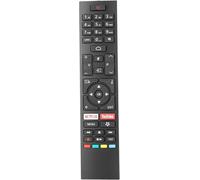 Ct-8557 Rc43157 Télécommande Compatible Avec Toshiba Tv 24Wa2063Da 32Wa2063Da 43Ua2063Da 49Ua2063Dg 50Hak6151 55Ua2063Dg 58Ua2063Dg 65Ua2063Dg Remplacement Contrôleur Avec Netflix [TEL9121295]