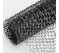 ct Screen for Windows 1,2 x 15 m DIY Fly Mesh Door & Window Netting Keeps out Flies Bugs Mosquitoes & CTS - Black ct Barrier