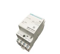 CT1-25 4P 16A 20A 25A 220V 400V ~ 50/60HZ rail Din contacteur modulaire ca domestique 4NO 2NO 2NC 4NC(2NO 2NC 25A)