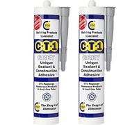 CT1 - Mastic de construction et tube adhésif pour pratiquement n'importe quel matériau (lot de 2)